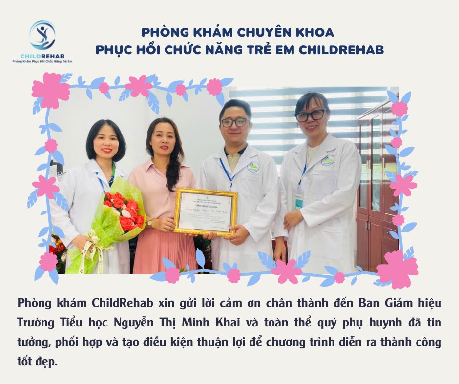 ChildRehab & Trường Tiểu Học Nguyễn Thị Minh Khai: Chuyến Xe Khám Sàng Lọc Can Thiệp Sớm Miễn Phí Thành Công Rực Rỡ